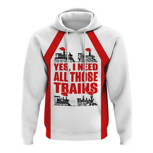 Railspirit Custom Name Monongahela Railroad Hoodie Yes I Need All Those Train Printed Zip Hoodie