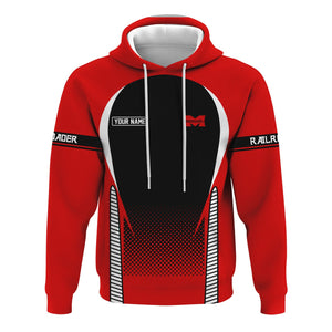 Railspirit Personalized Monongahela Railroad Hoodie Stress Is Caused By Not Having Enough Trains  Zip Up Hoodie