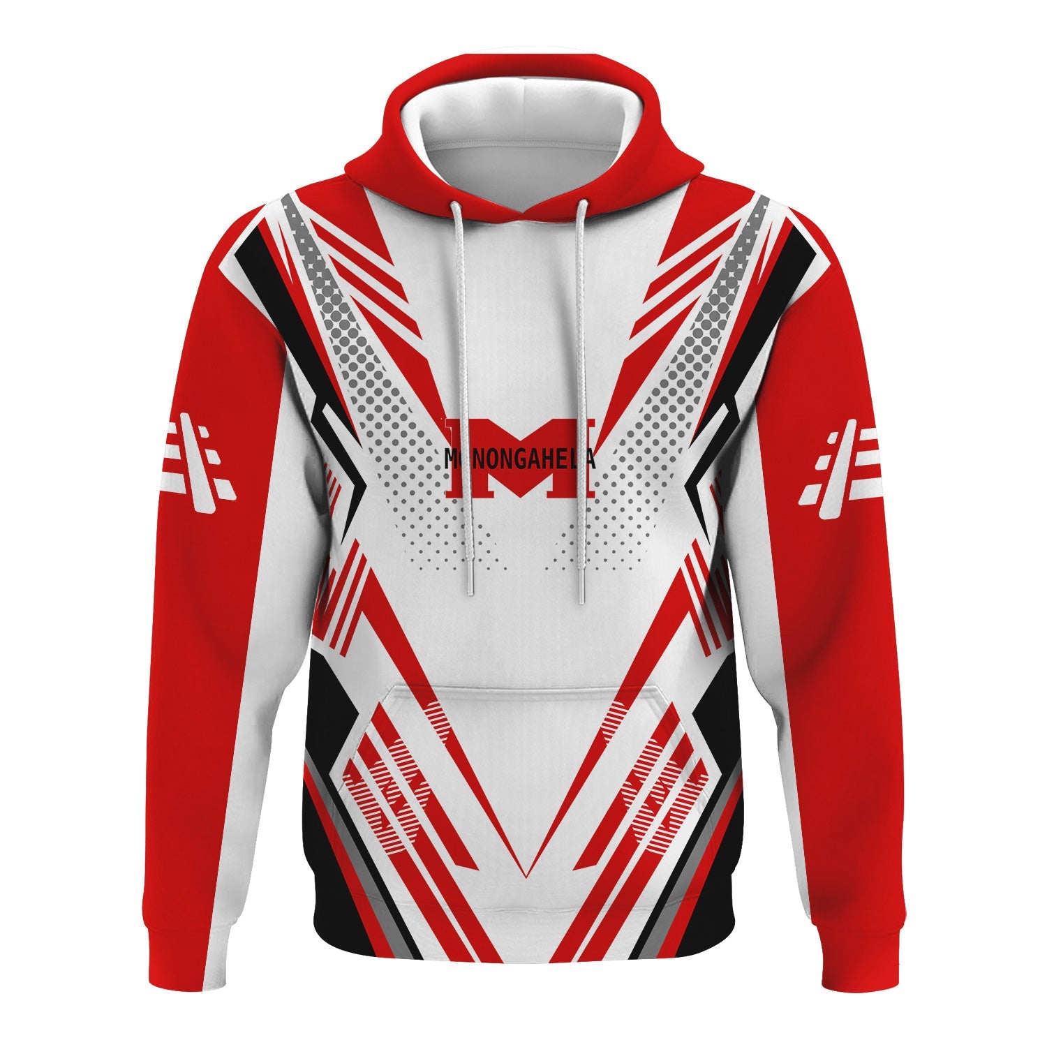 Railspirit Personalized Monongahela Railroad Hoodie Railroad Tribute Design Train Zip Up Hoodie for Train Lovers