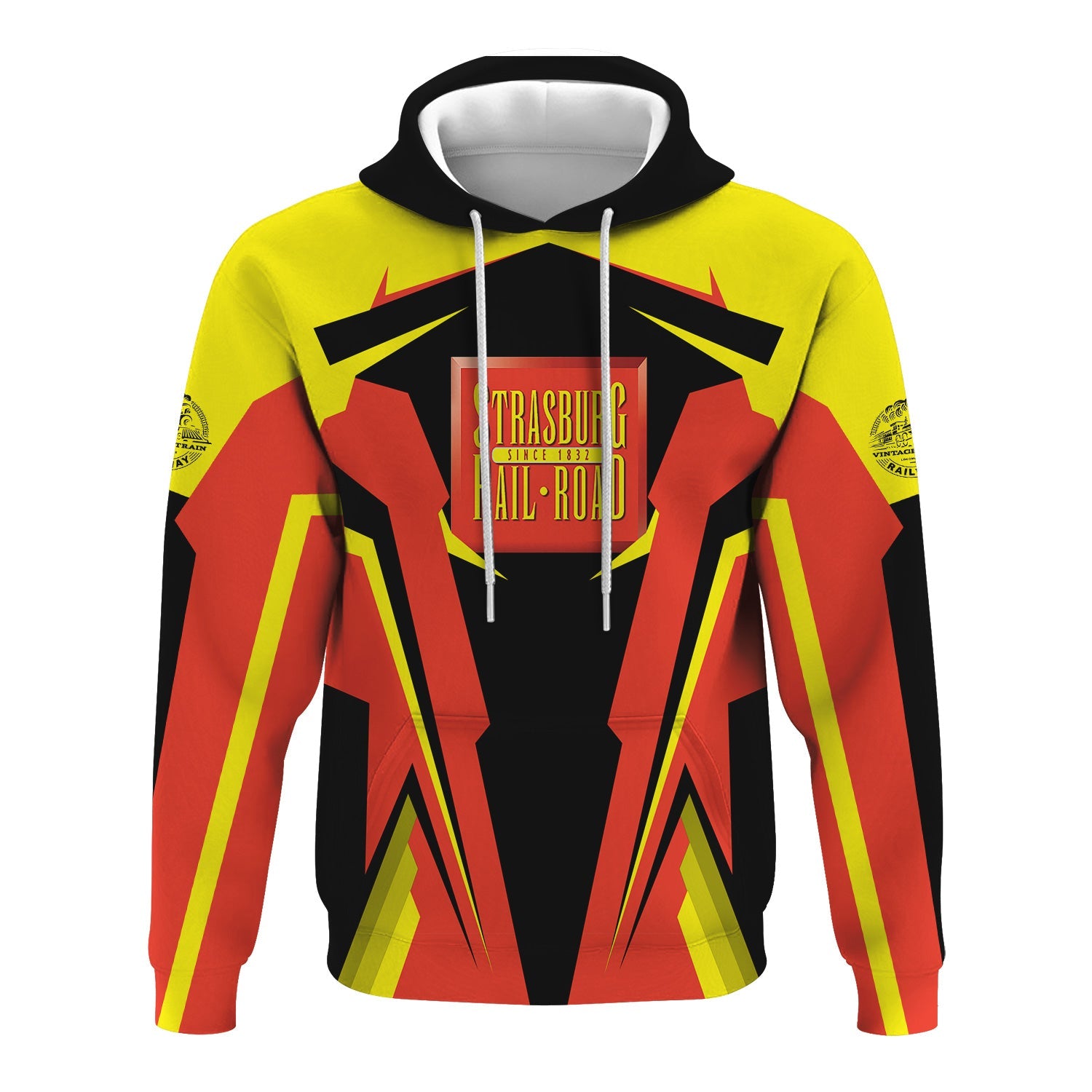 Railspirit Personalized Strasburg Railroad Hoodie Strong Line Style Train Hoodie Gift Idea For Train Lover