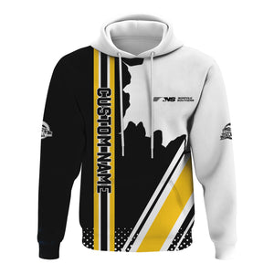 Railspirit Personalized Norfolk Southern Railway Hoodie All Over Printed Unisex Zip Up Hoodie