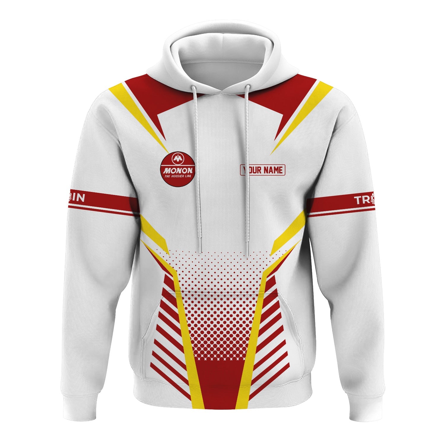 Railspirit Personalized Monon Railroad Hoodie Unisex Train Zip Hoodie All Over Print