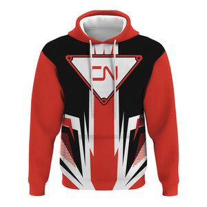 Railspirit Canadian National Railroad Hoodie Bold Graphic Style All Over Printed Zip Up Hoodie