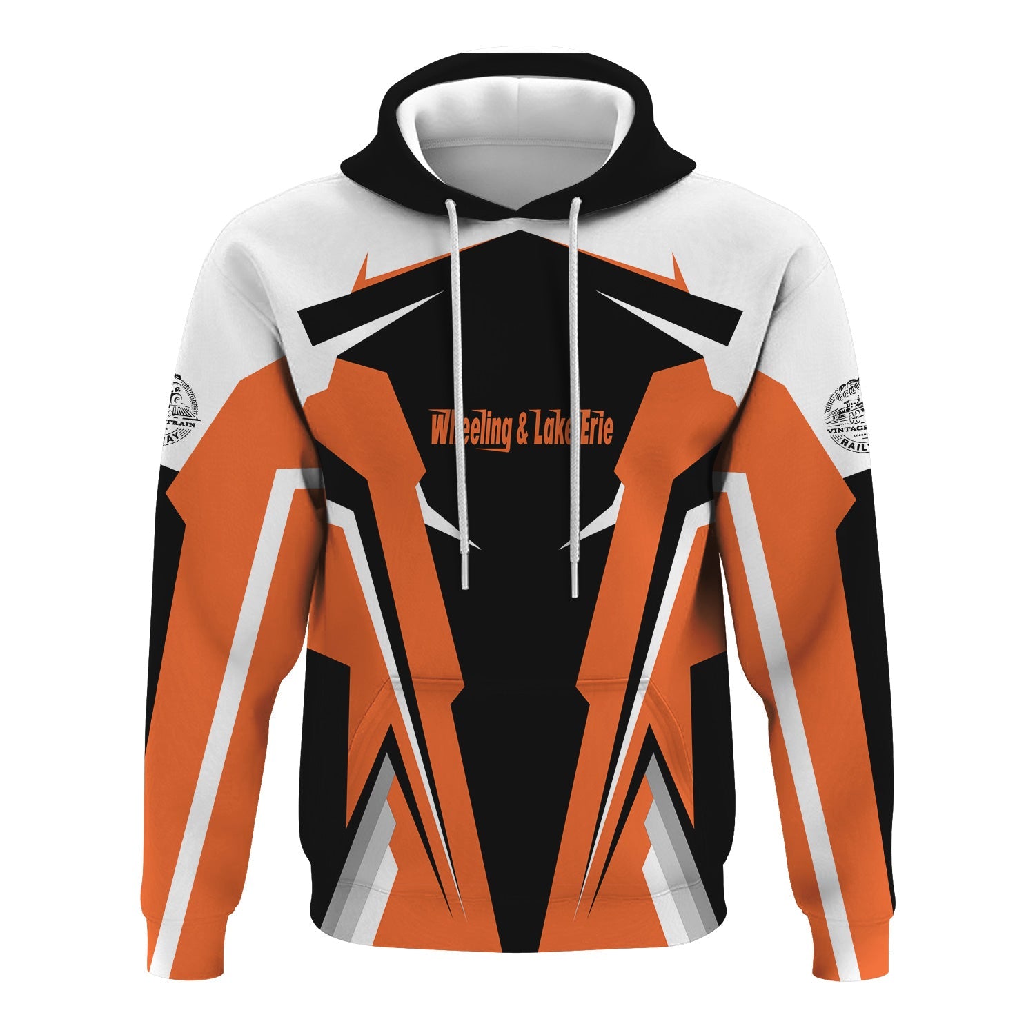 Railspirit Personalized Wheeling And Lake Erie Railroad Hoodie Strong Line Style Train Hoodie Gift Idea For Train Lover