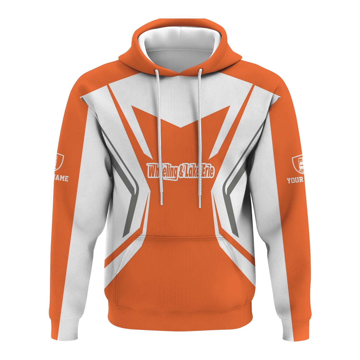 Railspirit Personalized Wheeling And Lake Erie Railroad Hoodie Unique Style with Custom Job Train Zip Up Hoodie