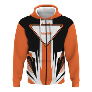 Railspirit Wheeling And Lake Erie Railroad Hoodie Bold Graphic Style All Over Printed Zip Up Hoodie