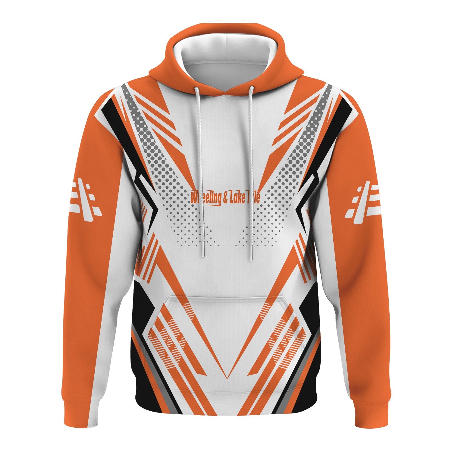 Railspirit Personalized Wheeling And Lake Erie Railroad Hoodie Railroad Tribute Design Train Zip Up Hoodie for Train Lovers