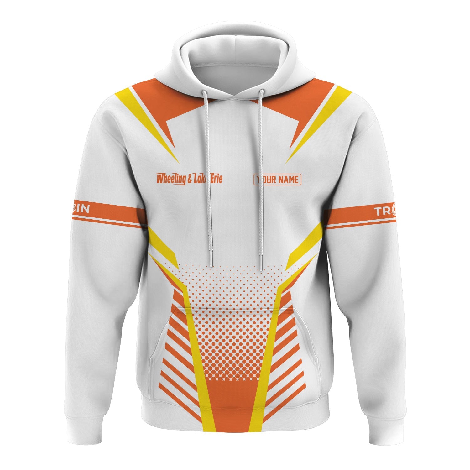 Railspirit Personalized Wheeling And Lake Erie Railroad Hoodie Unisex Train Zip Hoodie All Over Print