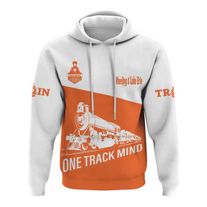 Railspirit Custom Name Wheeling And Lake Erie Railroad Hoodie One Track Mind Printed Zip Hoodie