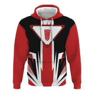 Railspirit Bangor And Aroostook Railroad Hoodie Bold Graphic Style All Over Printed Zip Up Hoodie