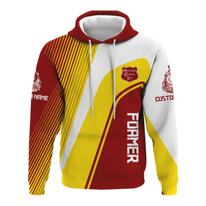 Railspirit Personalized Wisconsin Central Ltd Railroad Hoodie Vibrant Striking Style Zip Up Hoodie For Rail Enthusiasts