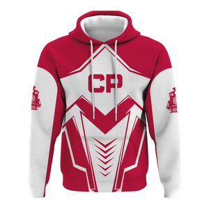 Railspirit Personalized Canadian Pacific Railroad Hoodie Railway Trainspotter Style Zip Up Hoodie Gift Idea For Foamers