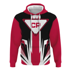 Railspirit Canadian Pacific Railroad Hoodie Bold Graphic Style All Over Printed Zip Up Hoodie