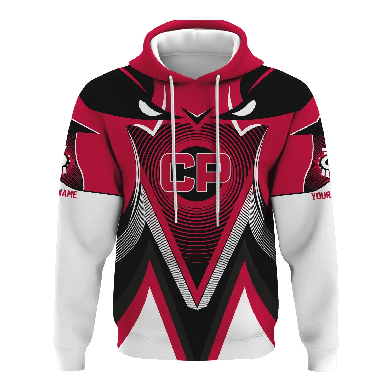 Railspirit Personalized Canadian Pacific Railroad Hoodie Vibrant Graphic Pattern Zip Up Hoodie For Train Enthusiasts