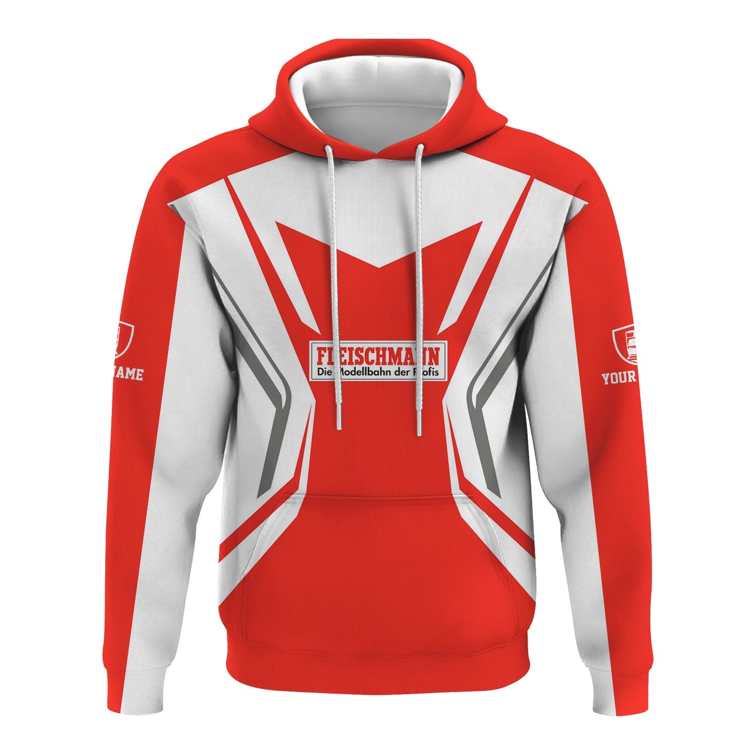 Railspirit Personalized Fleischmann And Western Railroad Hoodie Unique Style with Custom Job Train Zip Up Hoodie