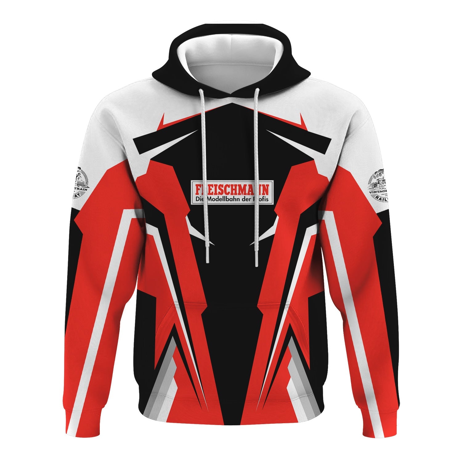 Railspirit Personalized Fleischmann And Western Railroad Hoodie Strong Line Style Train Hoodie Gift Idea For Train Lover