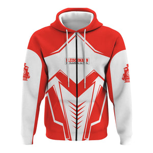 Railspirit Personalized Fleischmann And Western Railroad Hoodie Railway Trainspotter Style Zip Up Hoodie Gift Idea For Foamers