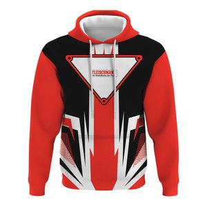 Railspirit Fleischmann And Western Railroad Hoodie Bold Graphic Style All Over Printed Zip Up Hoodie