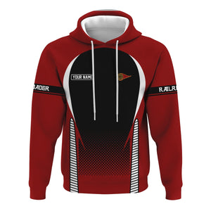 Railspirit Personalized Western Maryland Railway Hoodie Stress Is Caused By Not Having Enough Trains  Zip Up Hoodie