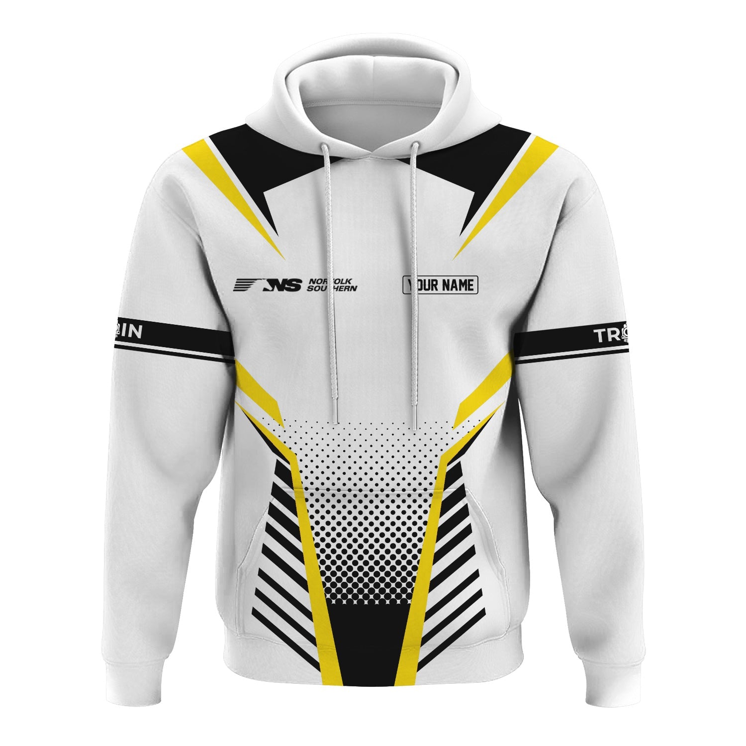 Railspirit Personalized Norfolk Southern Railway Hoodie Unisex Train Zip Hoodie All Over Print