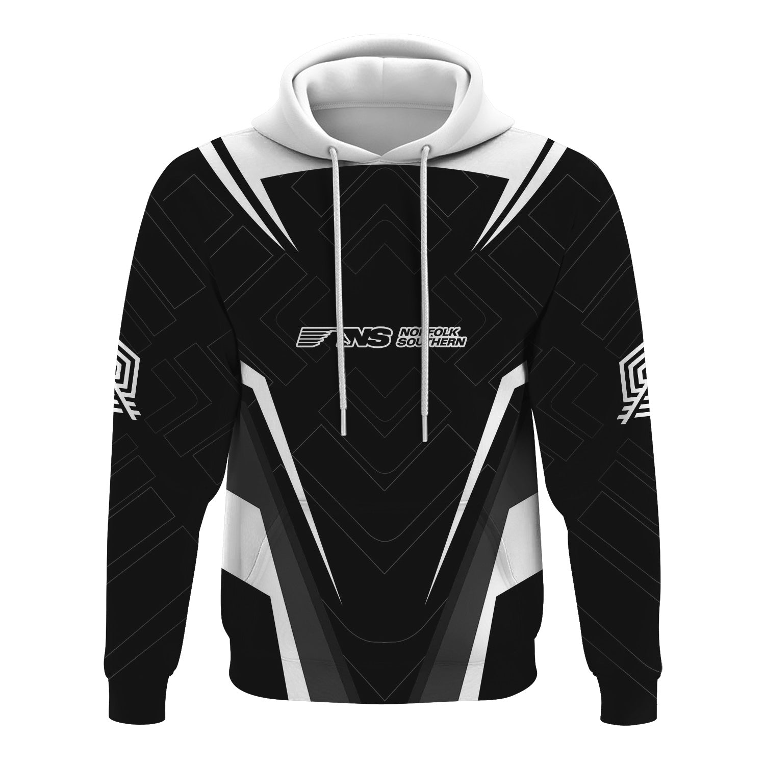 Railspirit Personalized Norfolk Southern Railway Hoodie Railway Inspired Apparel Train Zip Up Hoodie For Train Lovers