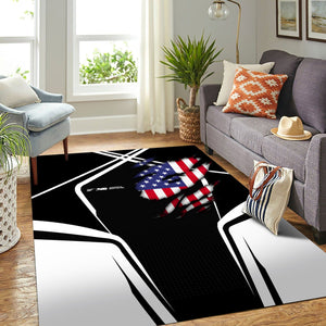 Railspirit Personalized Norfolk Southern Railway Area Rug American Eagle Vintage Train Rug