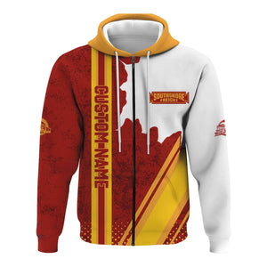 Railspirit Personalized Chicago South Shore and South Bend Railroad Hoodie All Over Printed Unisex Zip Up Hoodie