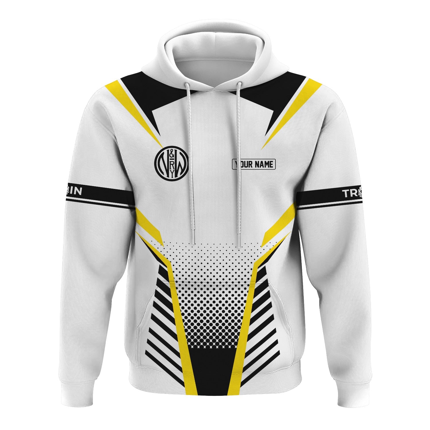 Railspirit Personalized Norfolk and Western Railway Hoodie Unisex N&W Train Zip Hoodie All Over Print