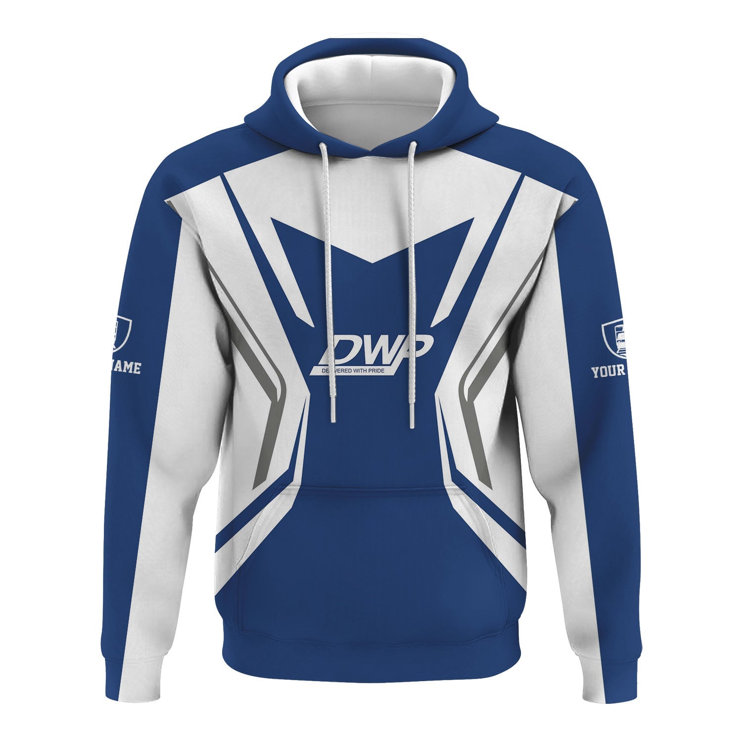 Railspirit Personalized Duluth, Winnipeg and Pacific Railway Hoodie Unique Style with Custom Job Train Zip Up Hoodie