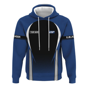 Railspirit Personalized Duluth, Winnipeg and Pacific Railway Hoodie Stress Is Caused By Not Having Enough Trains Zip Up Hoodie