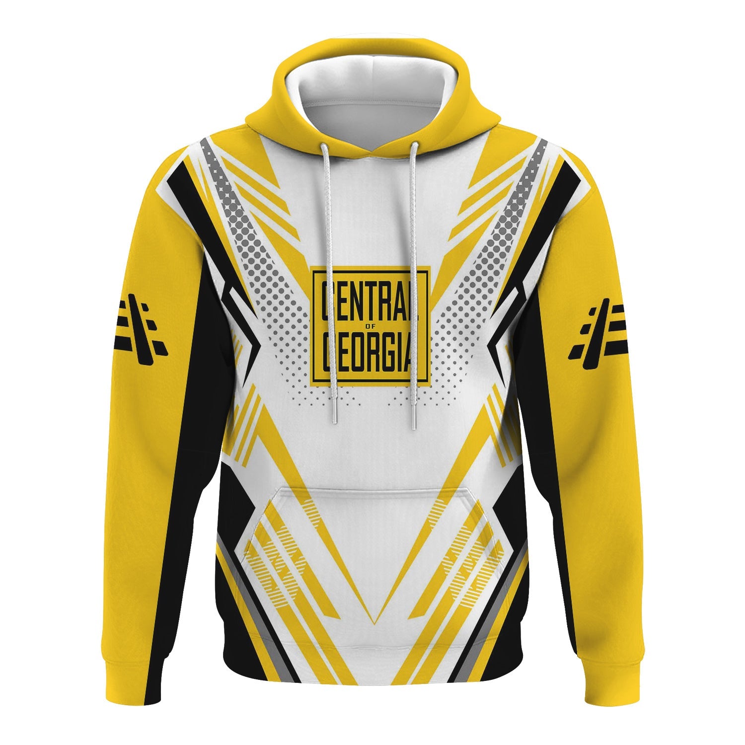 Railspirit Personalized Central of Georgia Railway Hoodie Railroad Tribute Design Train Zip Up Hoodie for Train Lovers