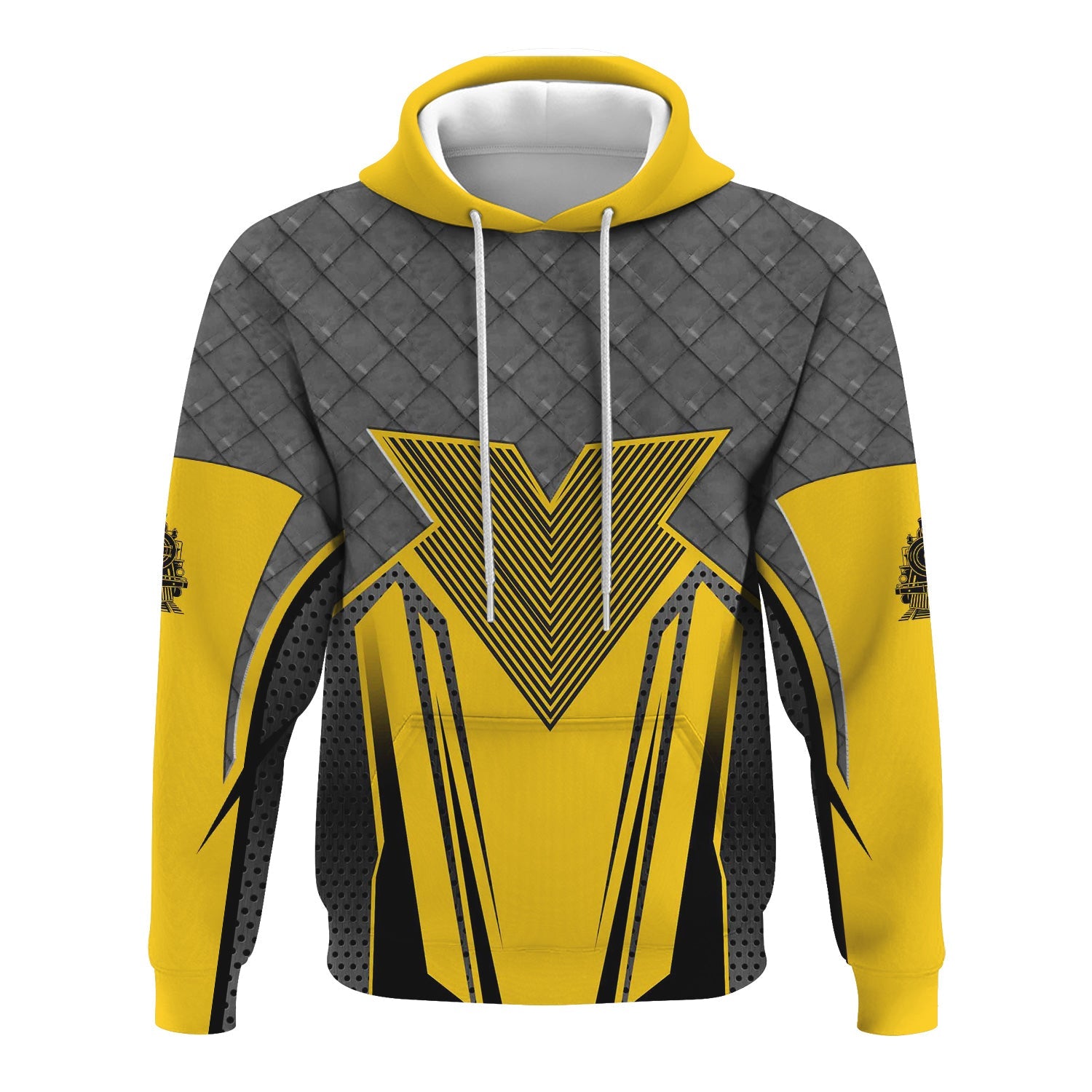 Railspirit Personalized Central of Georgia Railway Hoodie Rugged Steel Vibes Train Zip Up Hoodie All Over Print