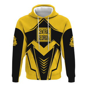 Railspirit Personalized Central of Georgia Railway Hoodie Railway Trainspotter Style Zip Up Hoodie Gift Idea For Foamers