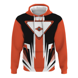 Railspirit Texas and Pacific Railway Hoodie Bold Graphic Style All Over Printed Zip Up Hoodie