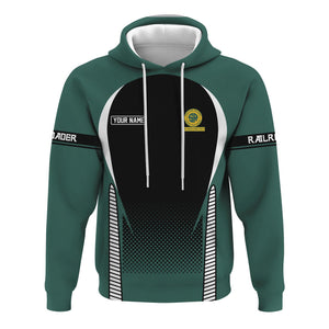 Railspirit Personalized Southern Railway U.S Hoodie Stress Is Caused By Not Having Enough Trains SOU  Zip Up Hoodie