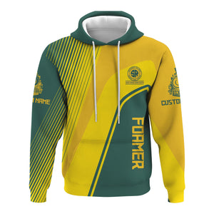 Railspirit Personalized Southern Railway U.S Hoodie Vibrant Striking Style SOU Zip Up Hoodie For Rail Enthusiasts