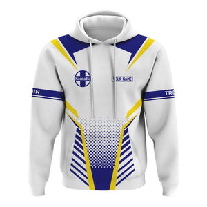 Railspirit Personalized Santa Fe Railway Hoodie Unisex Atchison, Topeka and Santa Fe Railway Train Zip Hoodie All Over Print