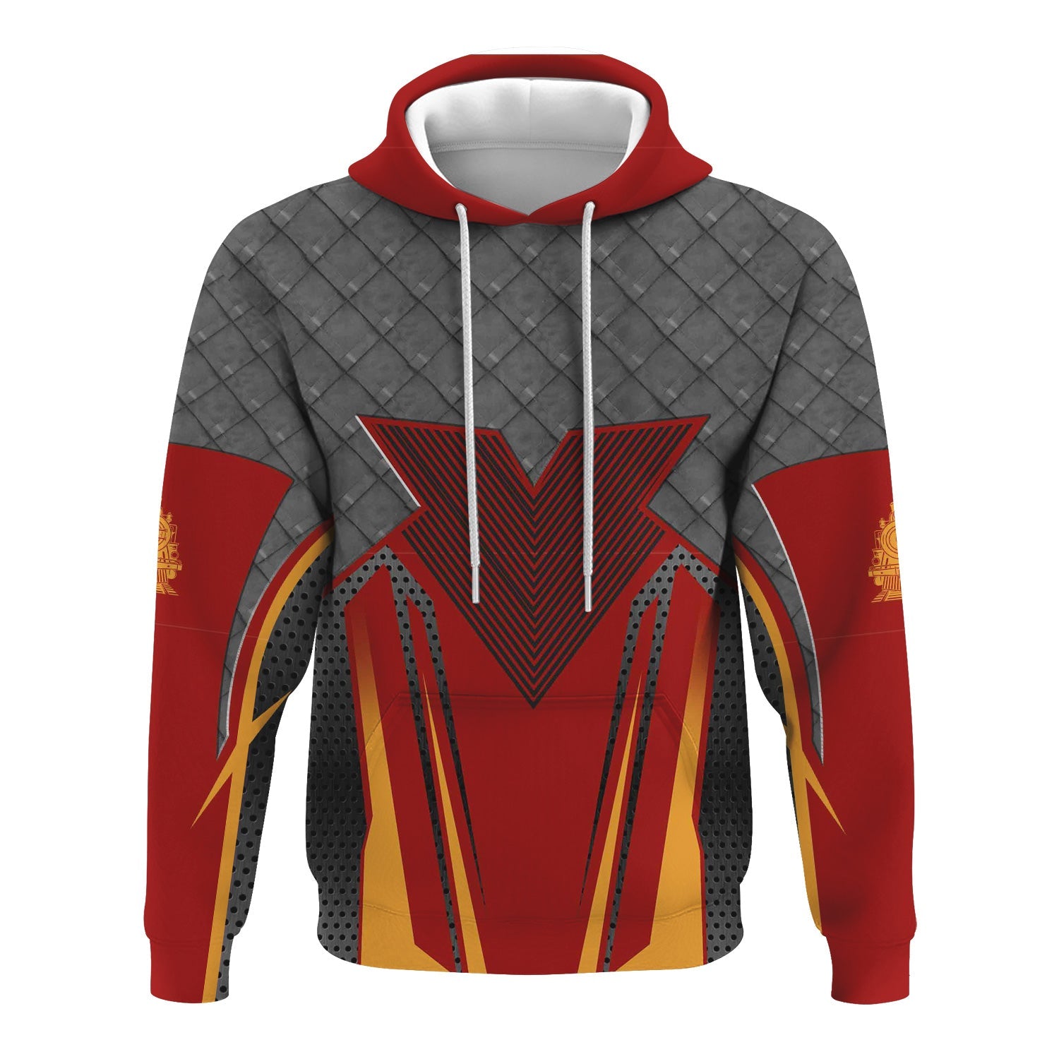 Railspirit Personalized Chicago South Shore and South Bend Railroad Hoodie Rugged Steel Vibes Train Zip Up Hoodie All Over Print