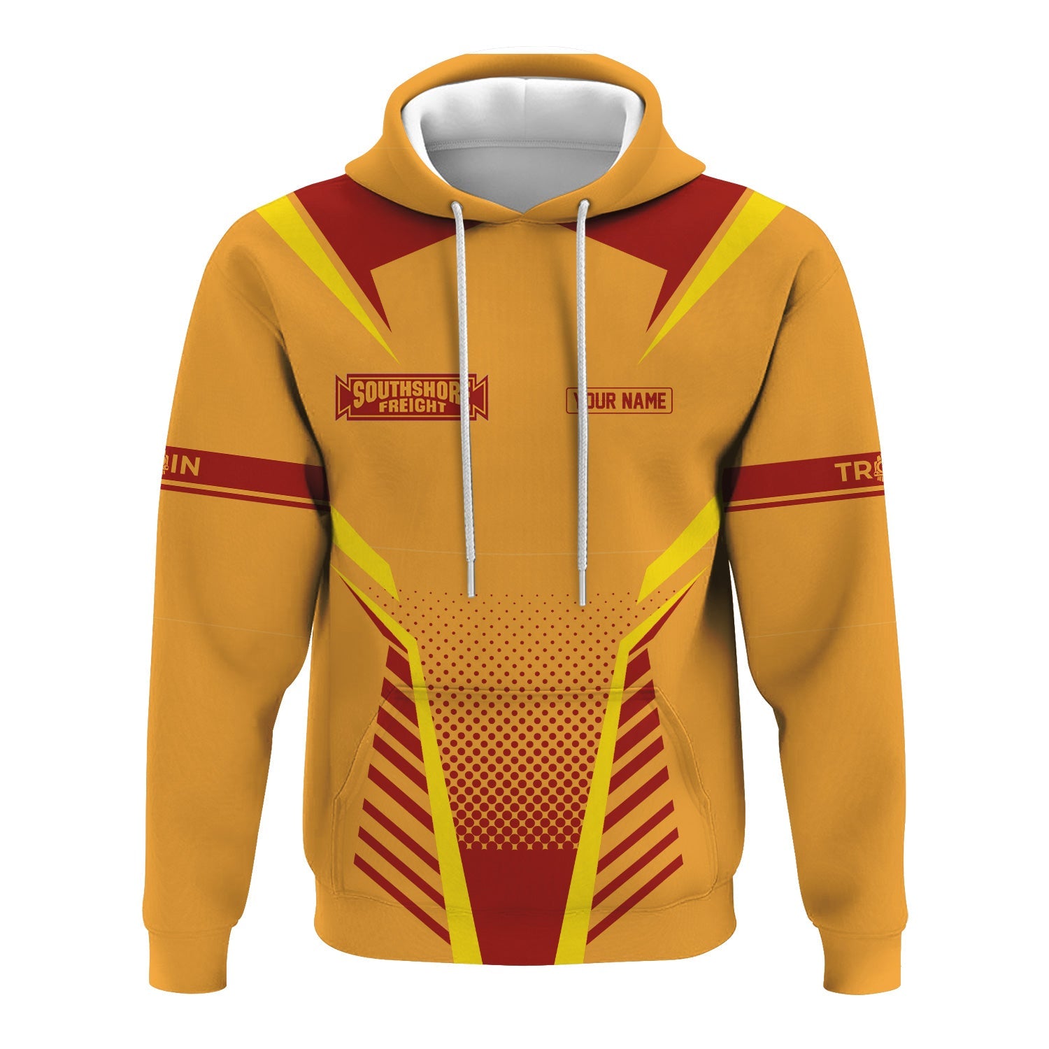 Railspirit Personalized Chicago South Shore and South Bend Railroad Hoodie Unisex Train Zip Hoodie All Over Print