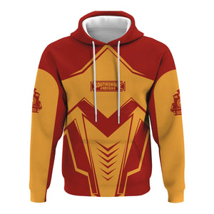 Railspirit Personalized Chicago South Shore and South Bend Railroad Hoodie Railway Trainspotter Style Zip Up Hoodie Gift Idea For Foamers