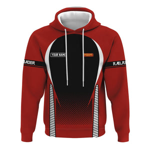 Railspirit Personalized Chicago South Shore and South Bend Railroad Hoodie Stress Is Caused By Not Having Enough Trains Zip Up Hoodie