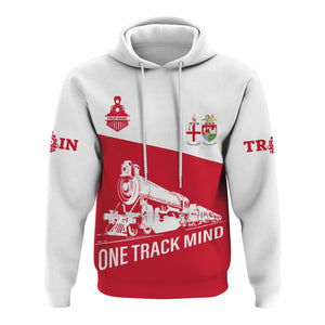 Railspirit Custom Name Great Western Railway Hoodie One Track Mind Printed Zip Hoodie