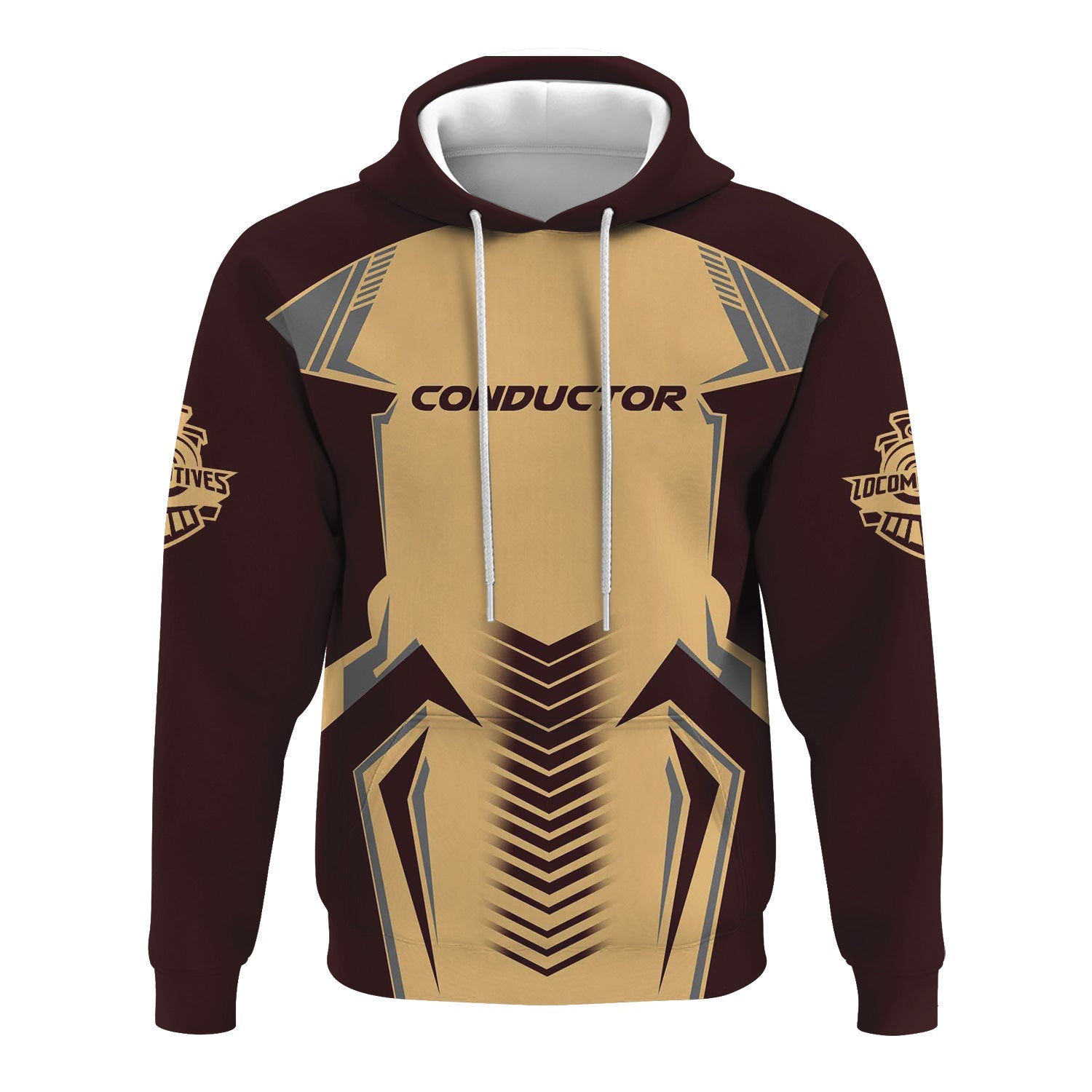 Railspirit Personalized London, Midland and Scottish Railway Hoodie Standout Style with Custom Position Train Zip Up Hoodie