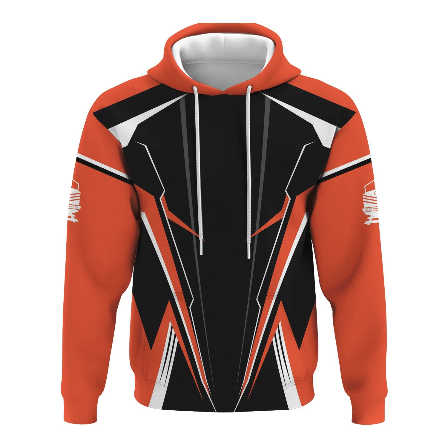 Railspirit Personalized Avanti West Coast Hoodie Lightning-Edge Design Train Zip Up Hoodie For Railroad Lovers