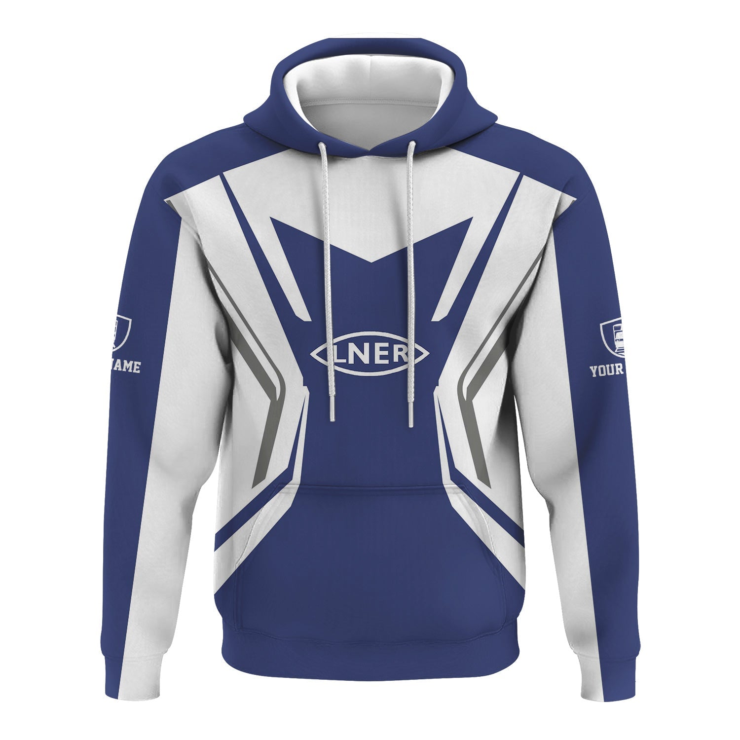 Railspirit Personalized London and North Eastern Railway Hoodie Unique Style with Custom Job Train Zip Up Hoodie