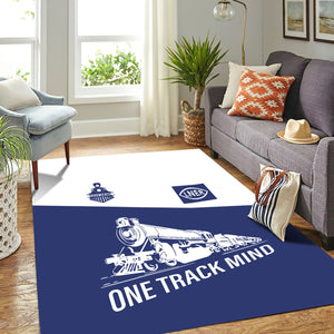 Railspirit Personalized London and North Eastern Railway Area Rug One Track Mind Train Rug Gift Idea For Train Lover