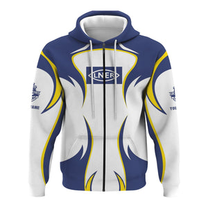 Railspirit Personalized London and North Eastern Railway Hoodie Distinctive Flame Style Zip Up Hoodie For Steam Engine Addict