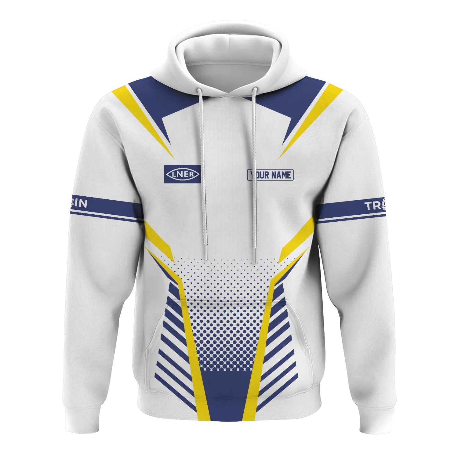 Railspirit Personalized London and North Eastern Railway Hoodie Unisex Train Zip Hoodie All Over Print