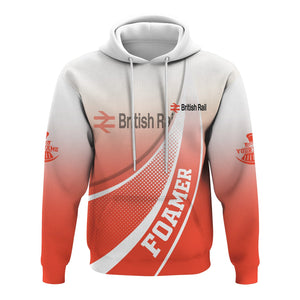 Railspirit Personalized British Railway Hoodie Railway-Themed Style Zip Up Hoodie Gift Idea For Trainspotter