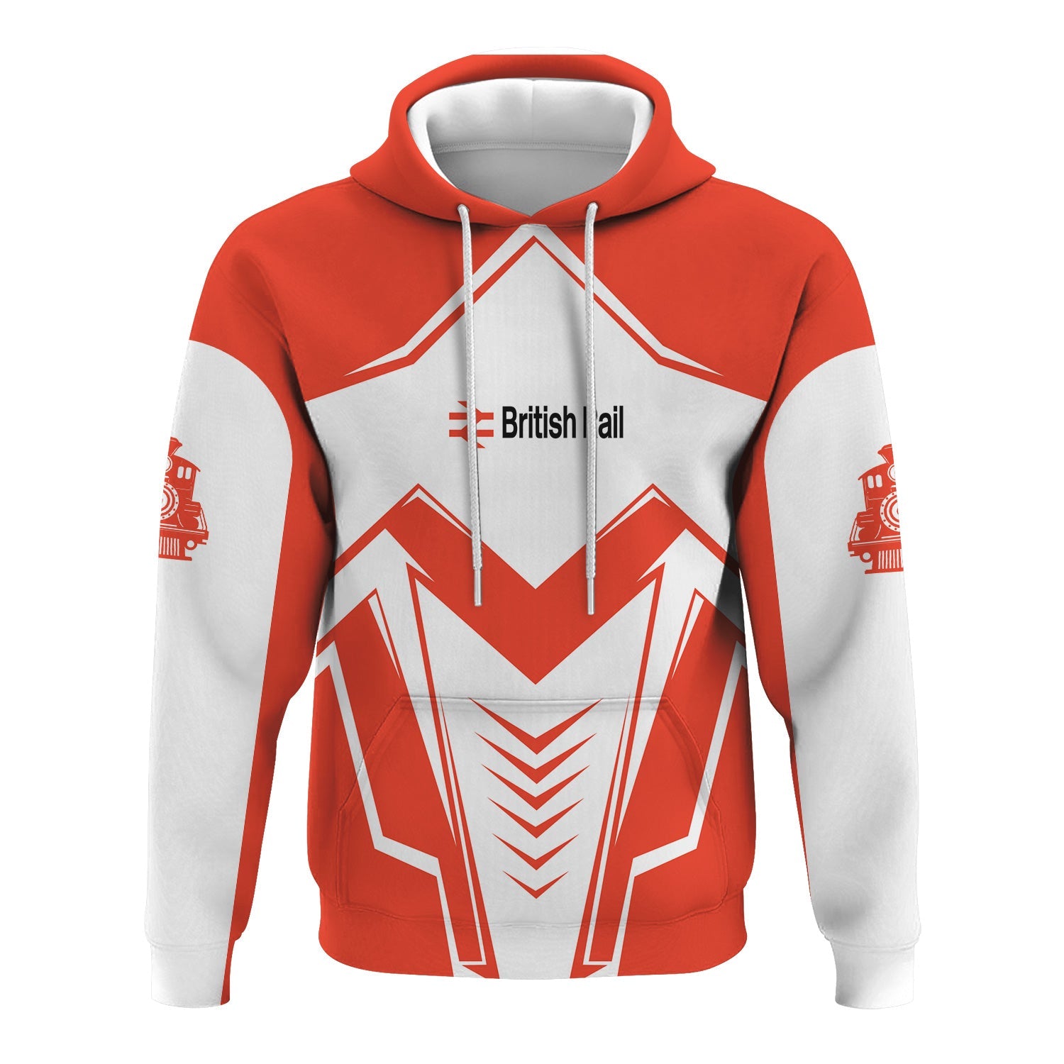 Railspirit Personalized British Railway Hoodie Railway Trainspotter Style Zip Up Hoodie Gift Idea For Foamers